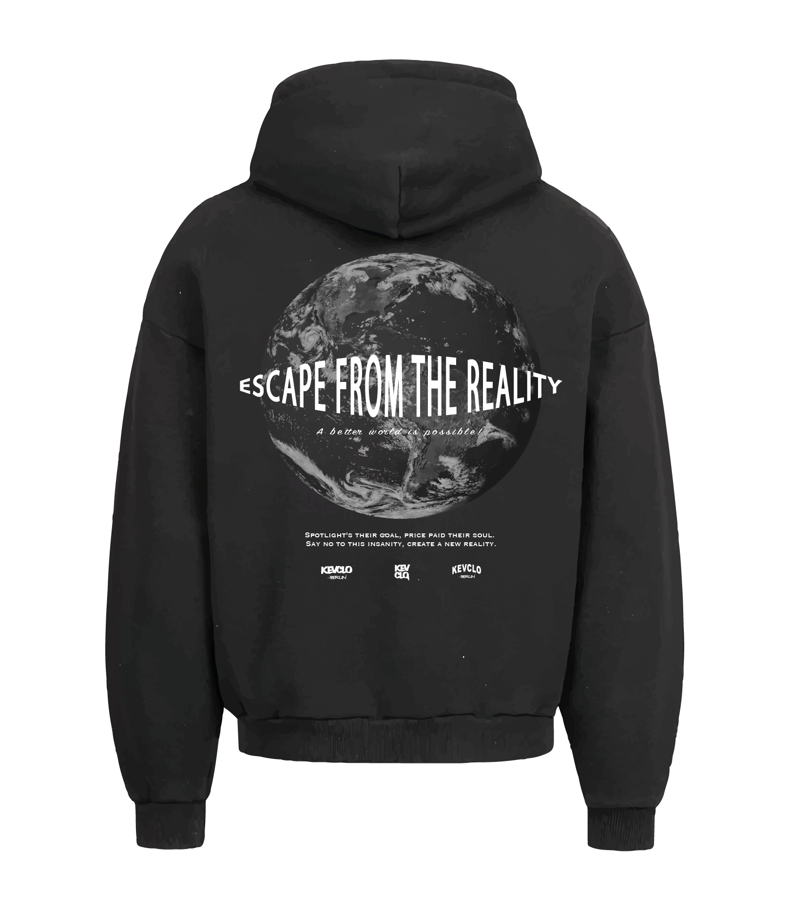 Kevclo “Reality” Oversized Hoodie