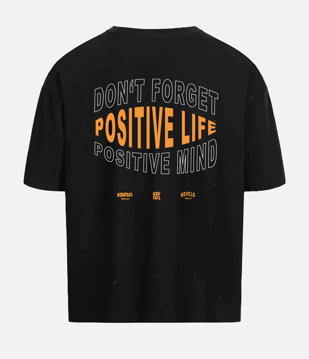 Kevclo “Positive Life” Oversized T-Shirt