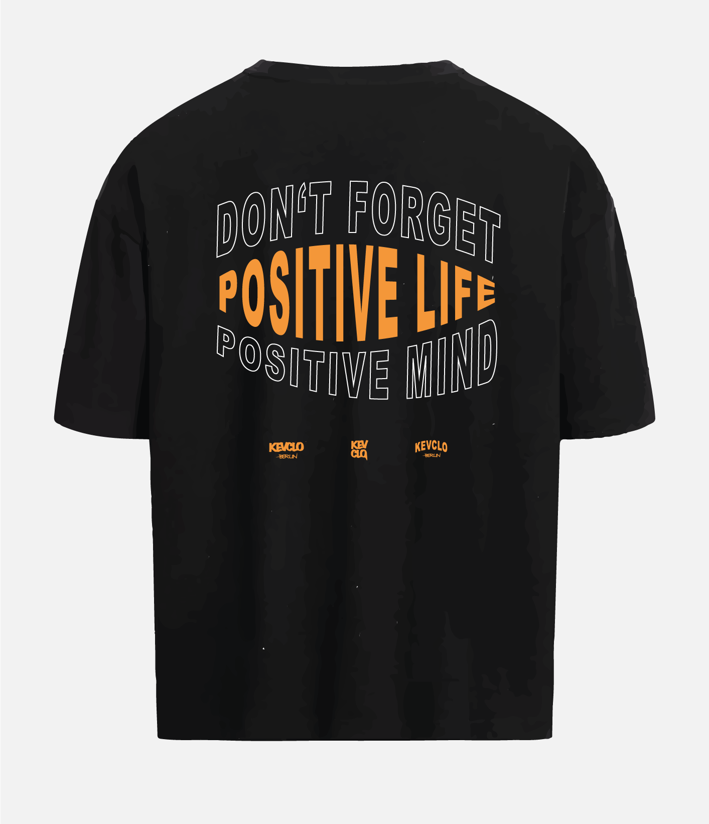 Kevclo “Positive Life” Oversized T-Shirt